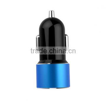 Colorful Mini Car Charger USB 2 Port Cigarette 2.1A Chargers Micro Dual USB Adapter for Iphone Mobile photo-4