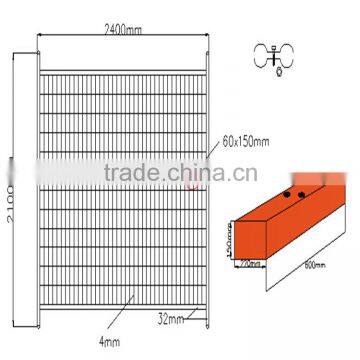 chaeap Hot dipped galvanized Construction temporary fence from Zhenhong factory