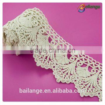 2016 big swiss lace trim for fashion show