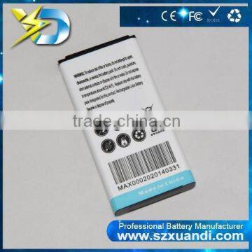 white label Design thick battery for S5/9600 3.8V 6500mAh battery for cell phone