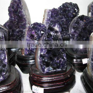 Nature Fantastic Dark Amethyst Crystal Cluster