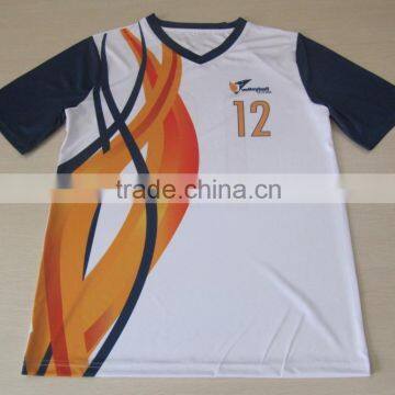 sublimated stripes soccer jersey