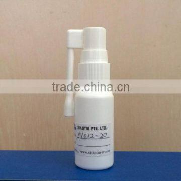 20ml Pharmaceutical HDPE Throat Spray Bottle, Screw Type Neck