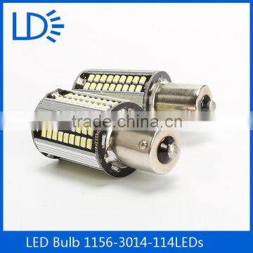 1156 Led Bulb 3014 smd 114 leds Car Led Tuning Light For Car