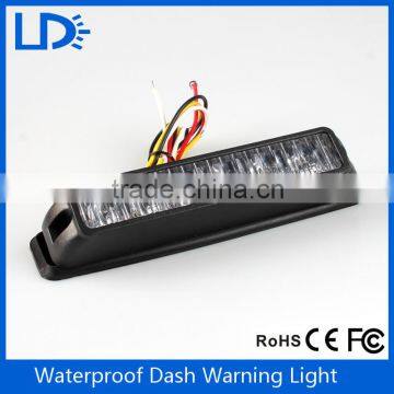 led light car motocycle auto car style 6led bulbs flash light led strobe tail lamp