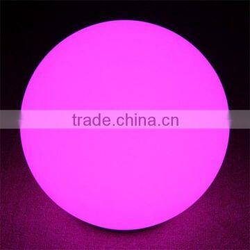 2015 Hot Sale 16 color change plasitc Ball Shape Led Light