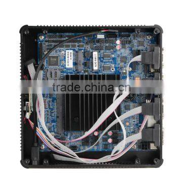 Fanless Mini pc 12v Mini pc J1900 CPU 4*COM VGA+HDMI Windows xp Linux System photo-4