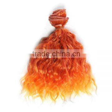 Colorful Synthetic Curly Hair Piece for BJD Doll Wig photo-5