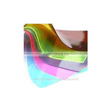 0.15-0.50mm Super clear Colored PVC Sheet/film