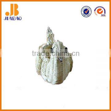 mini handicraft rattan and wire egg basket