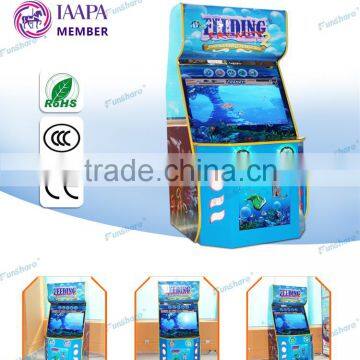 Funshare 2015 Feeding fishing game machine for 1 player interesting fishing game machine