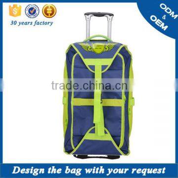 Logo Customized Waterproof PVC Material Travel Trolley Bag