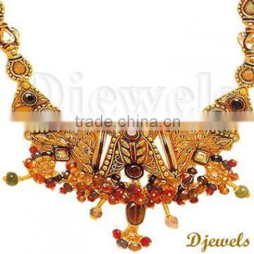 22K Kundan Necklaces, Kundan Necklaces, 22K Gold Kundan Jewellery