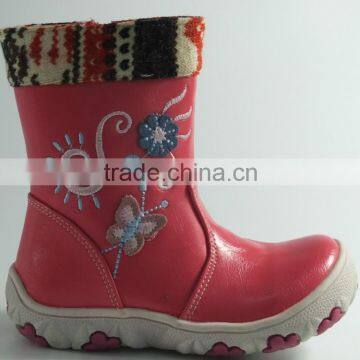 2012 children embroider new trendy girls boots