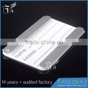 Latest design factory blank luggage tag silicon large for sale