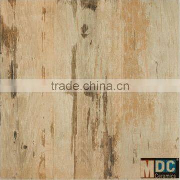 wooden ceramic tile golden oak parquet wood look porcelain tile 600*600mm