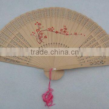 wooden hand fan