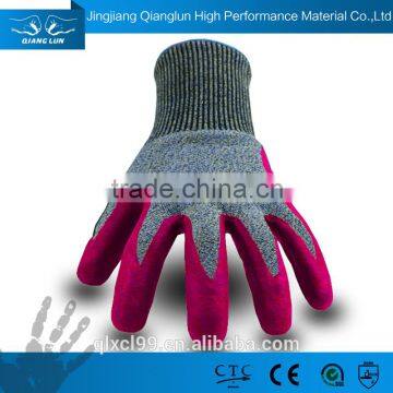 QL level 5 cut resistant gloves HPPE gloves