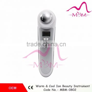 2016 New Product, Hot saling Hot Cold Negative Positive Microwave Ion Skin Rejuvenation face massager