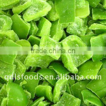 China new crop IQF green pepper dices