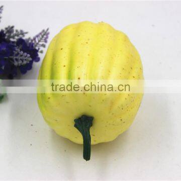 Artificial Pumpkin Fake Yellow Pumpkins for Halloween Carve and Decorate photo-3
