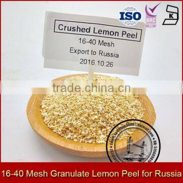 16-40 Mesh Granulate Lemon Peel for Russia