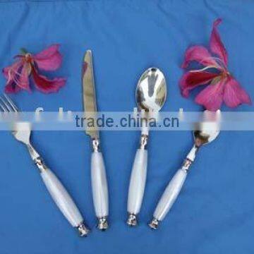 high quality full tang cutlery with plastic handle