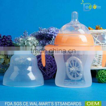 2016 BPA Free Silicone Baby Bottle High Quanlity Nursing Bottle