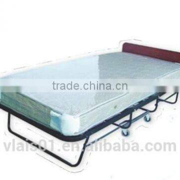 Cheap folding metal single bed Guest bed