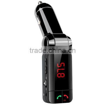 Car Handsfree Bluetooth fm Transmitter and USB Charger photo-5