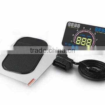 LED Digital OBD2 HUD E350 5.8" Inch Car OBD Head up Display HUD photo-5