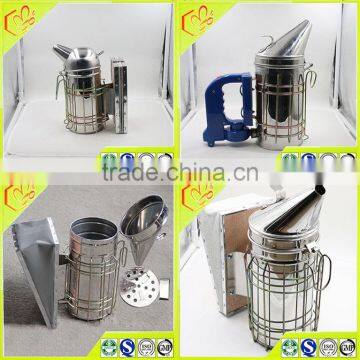 beekeeping equipment stainless steel bee smoker popular style best selling with leather smoker