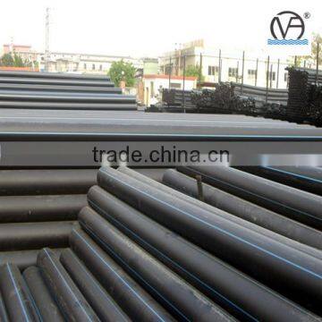 PE Black Drain Pipe with black color