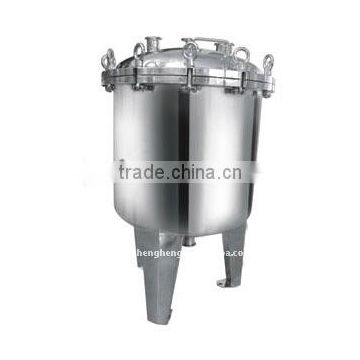 Stainless steel pharmaceutical machine with pressure lid