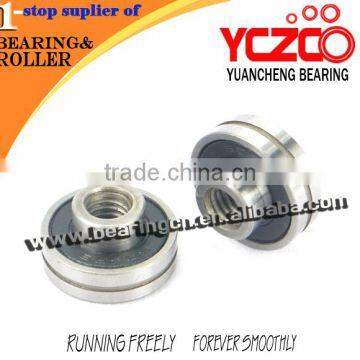 sport machine caster roller bearing with thread