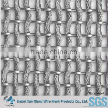 Brass decorative wire mesh/woven decorative metal mesh