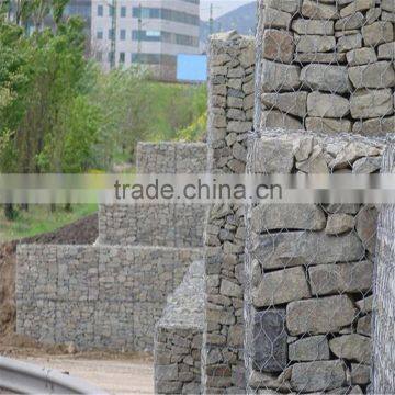 hot dipped galvanized factory in stock gabion box wire mesh