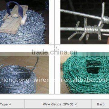 Fence Accessories:Cheap Electro Galvanized Barbed Wire