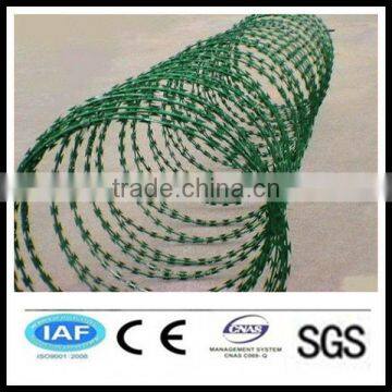 wholesale alibaba China CE&ISO certificated plastic razor barbed wire(pro manufacturer)