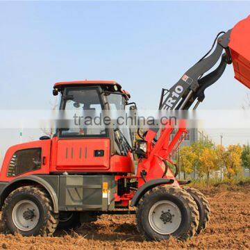 ER10 Everun Mini Farm Front Loader With Wooden Forks/ Drum Folder/ Cutter Head photo-5