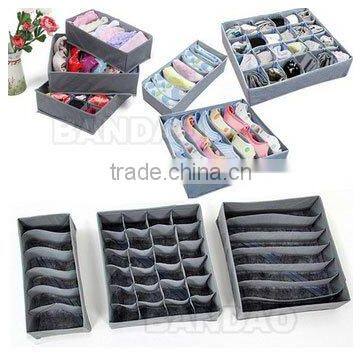 Foldable Bamboo Charcoal Organizer Storage Box