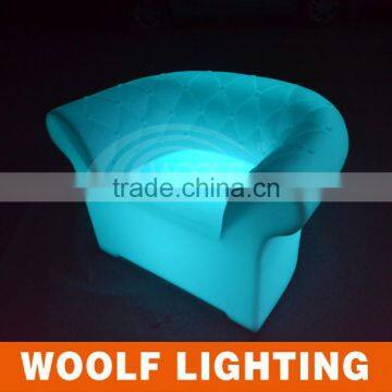 New European Style Waterproof Ourdoor Illuminated Single LED Sofa photo-2