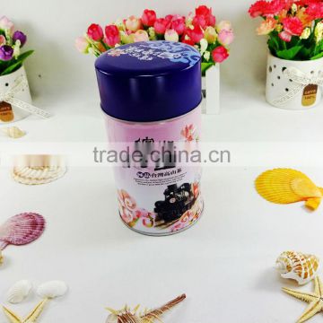 Taiwan round shap alishan tea tin box