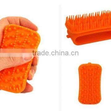 Dog Cat Pet Silicone Bathing Grooming Cleaning Brush Soft Durable photo-6
