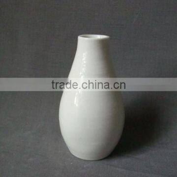 Japanese Stlye Elegant Pure White Stoneware Bud Vase photo-2