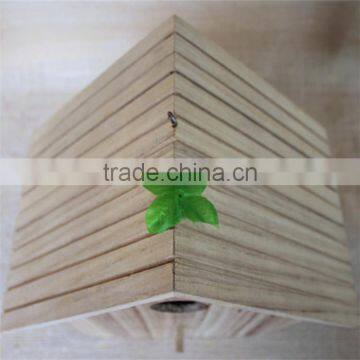 Paulownia Small Wooden Bird Houses Prefabricated Wood Houses Wood Bird House With Round Window photo-4