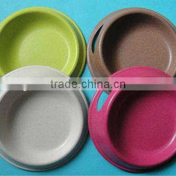 eco biodegradable plant fiber pet feeder /pet bowls