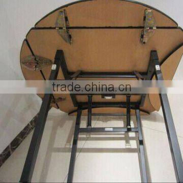 Hot Sale PVC Covered Plywood Square/Round Folding BanquetTable QZ6008 photo-5