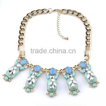 Delicacy handmade new design women fashion alloy jewelry necklace