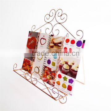 WI2903 Wire Metal Cookbook Holder Stand photo-4